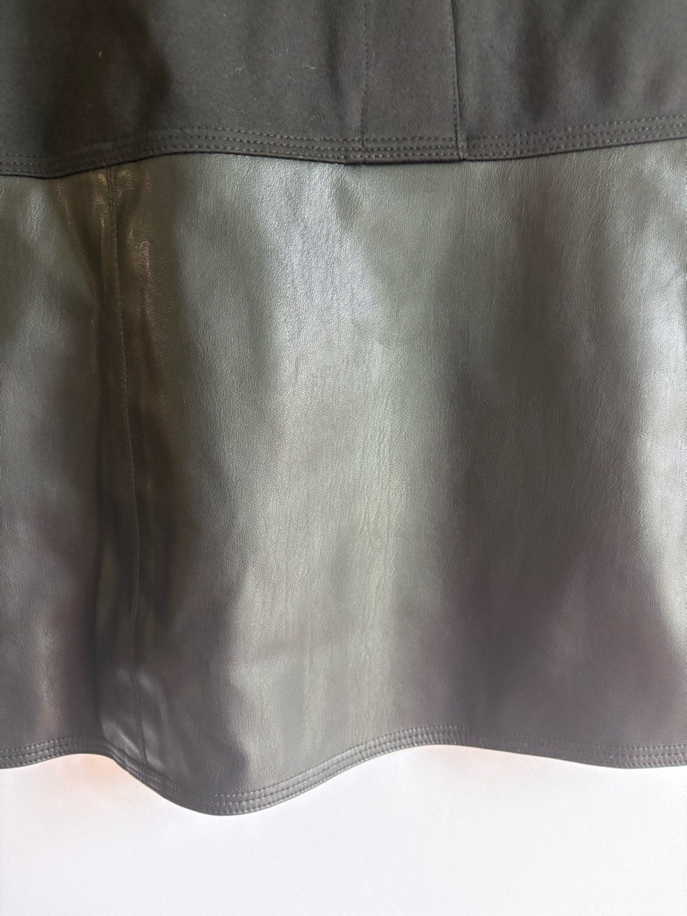 KaufmanFranco Kaufman Franco Vegan leather shift Dress Size 10 - Picture 5 of 7